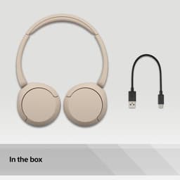 SONY WHCH520C.CE7 On-ear Draadloze hoofdtelefoon Taupe — thumbnail 2