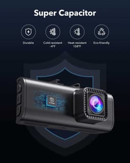 Redtiger F7NX 4K Touch Wifi Gps 2CH 128gb dashcam - Camera voor + achter - Wifi en Gps - Parkeermodus - 3,18 inch touch screen LCD - 4K resolutie - 128gb Micro SD kaart - dashcam voor auto — thumbnail 2
