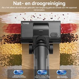 JONR ED12 Pro Max Draadloze -Nat Droog Stofzuiger-Elektrische Dweil-Steelstofzuigers-zelfreiniging met 75°C heet water-5 min flitsdrogen met hete lucht-180° kantelbare reiniging - dubbele schrapers met anti-verstrengeling - 17000 Pa zuigkracht — thumbnail 2