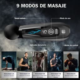 Massage Gun - Professioneel Massage Pistool - Draadloos Massage Apparaat Opzetstukken- Krachtige Spierontspanning - Ideaal voor Sport en Relax — thumbnail 3