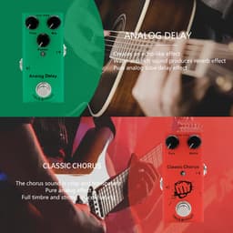 Vintage Electric Guitar Pedal met Crunch Distortion Effect - Ideaal voor Muziekliefhebbers, Professionele Gitaristen en Bandleden - Hoogwaardige Geluidseffecten Accessoire — thumbnail 3