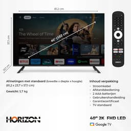 Horizon XT Line 40HL7590F/D Google TV 40 Inch – Full HD LED – Smart TV – 2024 — thumbnail 5