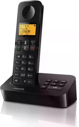 Philips draadloze telefoon D2651B - zwart — thumbnail 1
