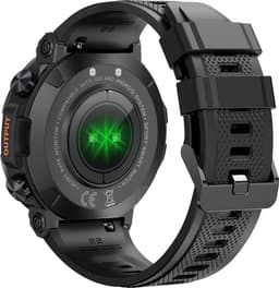 DutchWanted - Indestructible Smartwatch - 47mm - Voor Dames en Heren - Stappenteller - Hartslagmeter - IOS en Android - Zwart — thumbnail 5