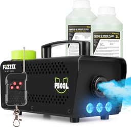 Party Rookmachine - 500 Watt - Fuzzix F503L - Rook machine met ingebouwde RGB Leds - 2 Liter rookvloeistof — thumbnail 1