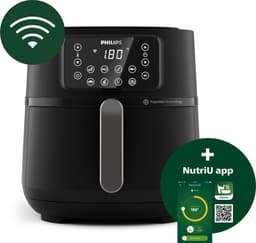 Philips 5000 series Airfryer - XXL Connected - HD9285/90 - 7.2L - Tot 6 Personen - Zwart — thumbnail 3