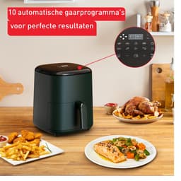 Tefal Easy Fry Max EY2453 - Airfryer 5L - 1500W - 10 Programma's - 70% Energiebesparing - Zwart - Voor 6 Personen — thumbnail 4