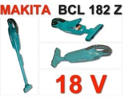 Makita BCL182Z handstofzuiger Blauw