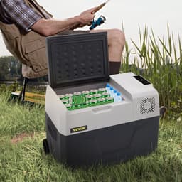 Auto Koelkast Compressor 22,4 x 14,5 x 14,2 inch Auto Koelkast Mini 30L Mini Koelkast met Intelligent Digitaal Paneel en Schokbestendig Geschikt voor veel Plaatsen, Boot, Vrachtwagen, Auto, enz — thumbnail 2