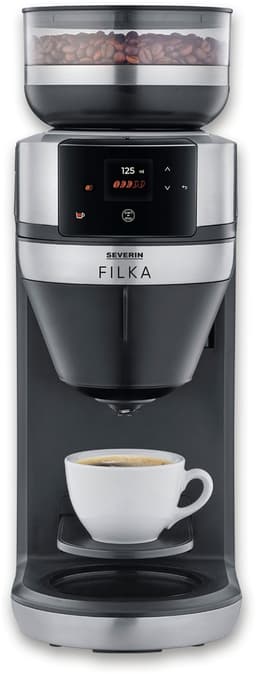 Severin KA 4853 FILKA Filterkoffiezetapparaat – Volautomaat – Bonen & Filterkoffie – 5 Sterktes – Touch Display – Thermoskan — thumbnail 3