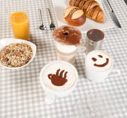 Praktische cacaostrooier - fijn gestructureerde chocoladeshaker - premium kwaliteit roestvrij staal — thumbnail 1