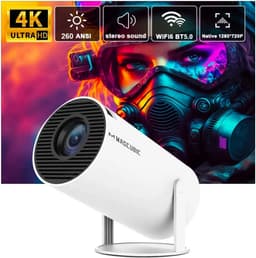 Magcubic Projector HY300 pro grijs - Projector - Beamer - Mini beamer - Projector 4k - grijs - Compact - Thuisbioscoop - HDMI - BT 5.0 - Apple - Android — thumbnail 2
