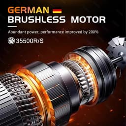 Betaalbare Goederen® Handstofzuiger - Silver - Hand Stofzuiger - Draagbaar - Thuis - Auto - Kruimeldief Snoerloos - Kruimelzuigers — thumbnail 2