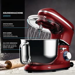 Lexium Deegmachine - Kneedmachine - Deegmixer - Keukenmixer - Keukenmachine — thumbnail 3