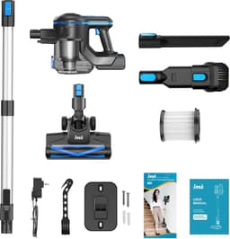 Mygroot - Draadloze stofzuiger - 6-in-1 - Oplaadbare lichtgewicht - Steelstofzuiger - 2200mAh batterij - Blauw - Voor huishoudelijke reiniging - Auto - Kantoor. — thumbnail 5
