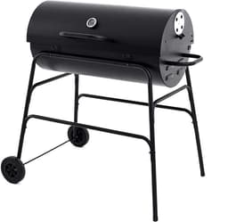 XL Houtskool Barbecue - BBQ - Verrijdbaar - Cilindervorm - Buitenkeuken — thumbnail 1