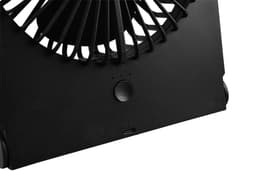 Trio Leuchten - Tafelventilator Breezy - Draadloos - Hoogte 23 cm - Accu oplaadbaar - 3 snelheden - Bureau ventilator - zwart — thumbnail 2