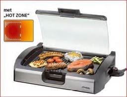 Steba VG200 - Elektrische Barbecue - Tafelgrill - met glazen deksel - 29x40 cm - 2200 Watt — thumbnail 5