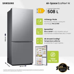 Samsung RB50DG602ES9 Vrijstaand 508 l Metallic, Roestvrijstaal — thumbnail 4