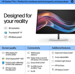 HP Serie 7 Pro 27 inch 4K Thunderbolt 4 monitor — thumbnail 4