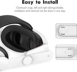 Elite Strap met 6000 mAh batterij voor Meta Quest 3S, Quest 3 — thumbnail 3
