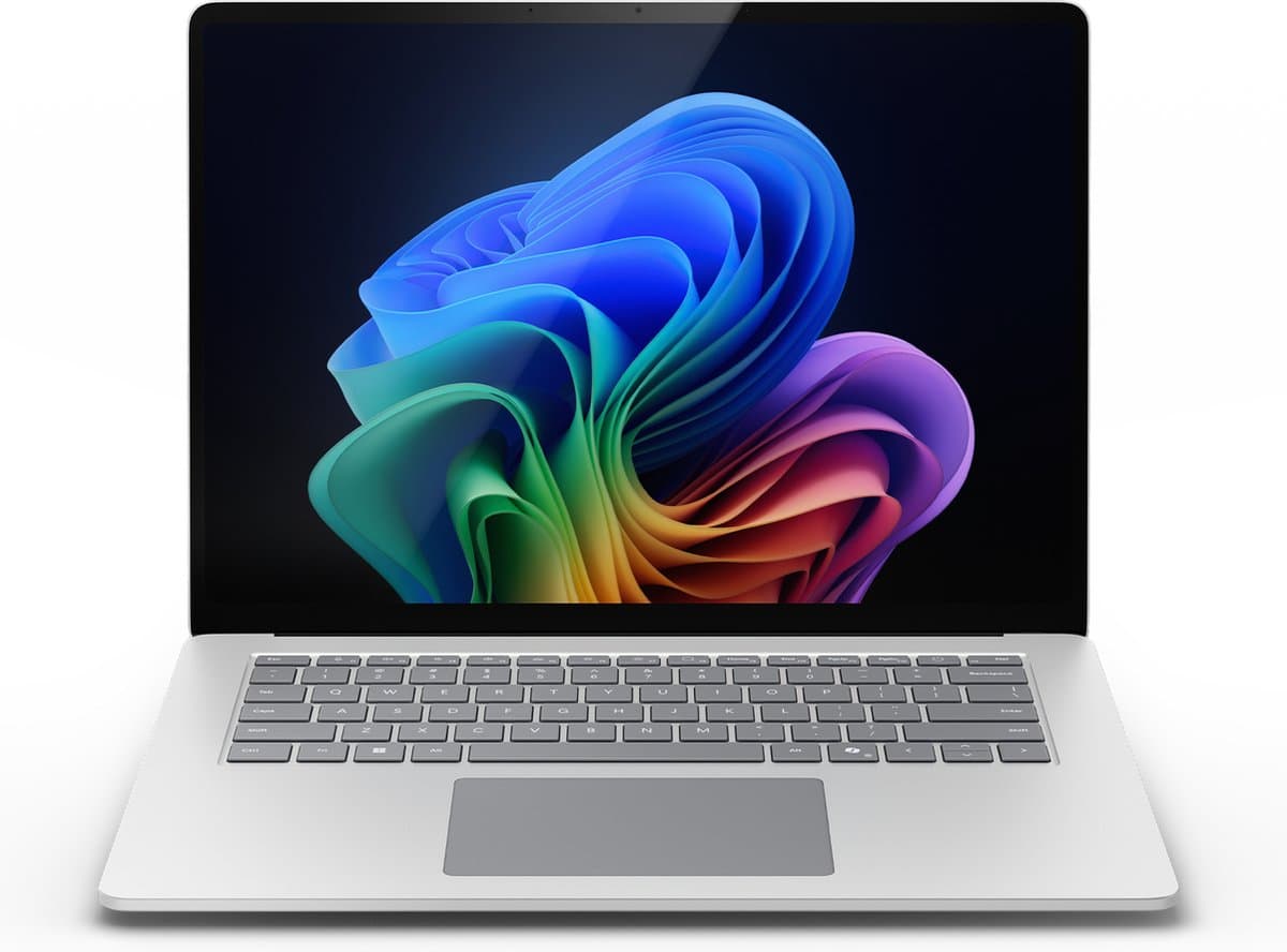 MICROSOFT Surface Laptop 7 Copilot+ PC - 15 inch - Snapdragon X1E-80-100 - 16 GB - 512 GB - Platina - Windows 11 Pro — afbeelding 1