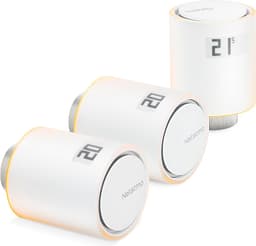 Netatmo Slimme Radiatorknop – Slimme Thermostaatknop – 3 Stuks Uitbreiding - geschikt voor Google Home, Alexa & Apple HomeKit — thumbnail 1