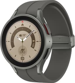 Samsung Galaxy Watch5 Pro - Wifi - Smartwatch heren en dames - 45 mm - Titanium — thumbnail 2