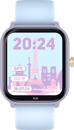 Ice Watch Ice Smart Junior 2.0 - Kindersmartwatch - Siliconen - Lila/Blauw - Ø 38 mm — thumbnail 1