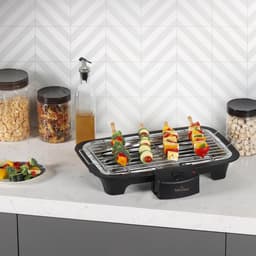 Swiss Haus® TBQ23 Elektrische Barbecue - 38 x 22 cm - 2000W – Tafel BBQ – Regelbare Thermostaat – Vaatwasbestendig Rooster – Anti-Roest Grill – Zwart — thumbnail 3