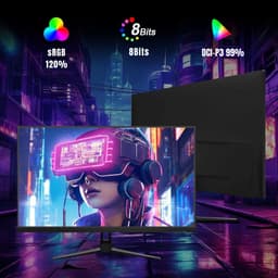 RUX® Gaming Monitor 240hz - Gaming Monitor -Zwart - ‎‎16cm x 62cm x 46cm; 5 kg — thumbnail 5