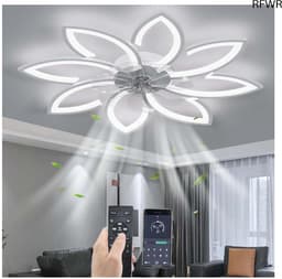 Plafondventilator met Verlichting - Plafonniere - Plafondarmatuur - ventilatie unit — thumbnail 2