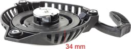 Terugslagstarter Grasmaaier - Trekstarter Starterset - Grasmaaier Starten - Compatibel met meerdere modellen - 163 mm diameter - Zwart — thumbnail 4