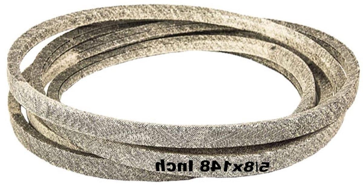 V-snaar Grasmaaier - Aandrijfriem Tuinmachine - Vervangen Versleten Riem - Kevlar Versterkt Materiaal - 5/8" x 148" - Zwart — afbeelding 1