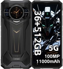 DOOGEE S200 Plus Robuuste Smartphone 5G - 36 GB RAM 512 GB ROM - 11100 mAh 33W - Android 15 Robuuste Telefoon - 6,72 inch+1,32 AMOLED display - GPS,NFC,OTG,Face ID - Zwart — thumbnail 1