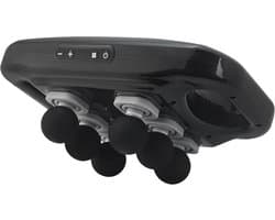 Massagepistool - Spierstimulator - Spierpijn Verlichten - 20 Snelheden 6 Hoofden - 23.5 x 23.5 cm - Zwart