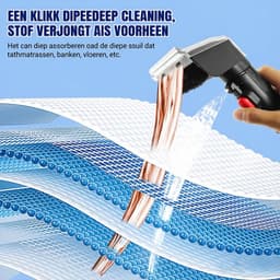 Tapijt- en Bankreiniger Met Dubbele Watertank, Elektrische Vlekverwijderaar Van 450 W — thumbnail 3