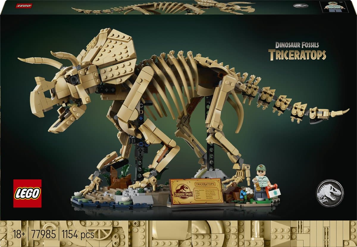 LEGO Jurassic World - Dinosaurusfossielen: Triceratops Constructiespeelgoed — afbeelding 1