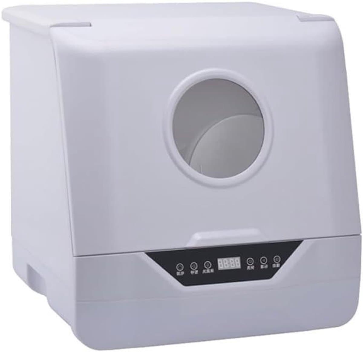 Aanrecht Vaatwasser - Mini Vaatwasser - Kleine Keuken - 360 Graden Reiniging - 6 Plaatsen - Wit — afbeelding 1