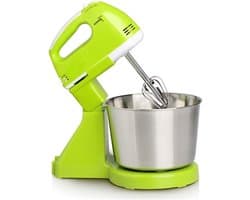 Elektrische Keukenmixer - Bakmachine Garde - Thuis Bakken - 7 Snelheden Variabel - 2L Kom - Groen