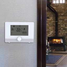 Slimme Thermostaat - Digitale Regelaar - Verwarming Instellen - App Bediening - Wandhangend - Wit — thumbnail 3