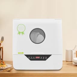 Tafelvaatwasser - Mini vaatwasser Compacte vaatwasser - Keuken schoonmaken - 4 Wasprogramma's - 387 cm breed - Wit — thumbnail 4