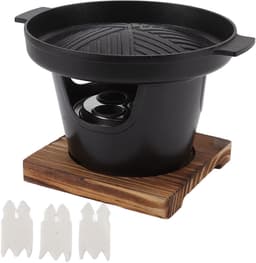Dailygoods- Tafelgrill Rookvrij - Mini Grill - Draagbaar - Aluminiumlegering - Antiaanbaklaag - Eenvoudig te monteren - Mini Barbecue — thumbnail 1