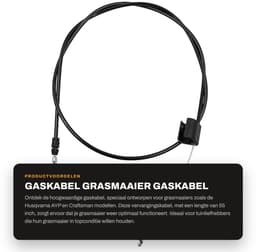 Dailygoods- Gaskabel Vervangen 55 inch - Controle Kabel - Universeel — thumbnail 5