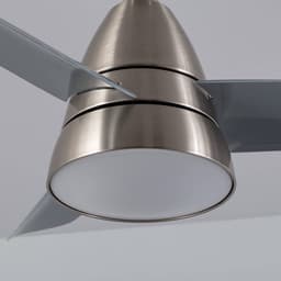 Fantiluxe - Holmstrom - Plafondventilator met verlichting - Zilver - Ø91cm - Afstandsbediening - Met lamp - Plafond ventilator - Slaapkamer — thumbnail 4