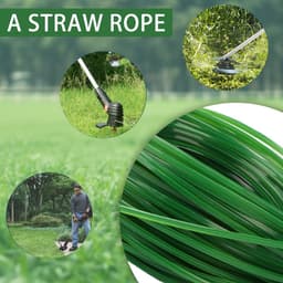 Cosensi - Dailygoody - Grassnijder - Trimmerlijn - Robuust nylon - 50 m - Nylondraad - Geschikt voor tuinieren, bosmaaier, grasmaaier - Groen — thumbnail 5