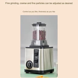 Keukenmachine - Commerciële Blender - Grote Porties Maken - 15 Snelheidsstanden - 3 Liter Capaciteit - Zilver — thumbnail 3