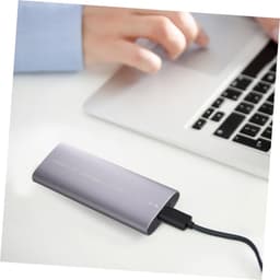 Externe Harde Schijf - Draagbare Opslag - Snelle Gegevensoverdracht - Aluminium Legering Behuizing - 11.5 cm - Zwart — thumbnail 2