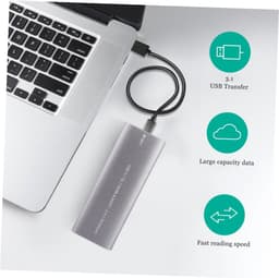Externe Harde Schijf - Solid State Drive - Snelle Data Transfer - Aluminium Behuizing - 3 Stuks - Diverse Kleuren — thumbnail 2