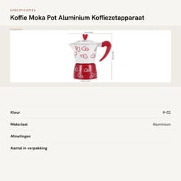 Dailygoods- Moka Pot Aluminium - Kookplaat Koffiezetapparaat - Italiaans Koffiezetapparaat - Afneembaar - Stevig - Ingebouwde Veiligheidsklep — thumbnail 3